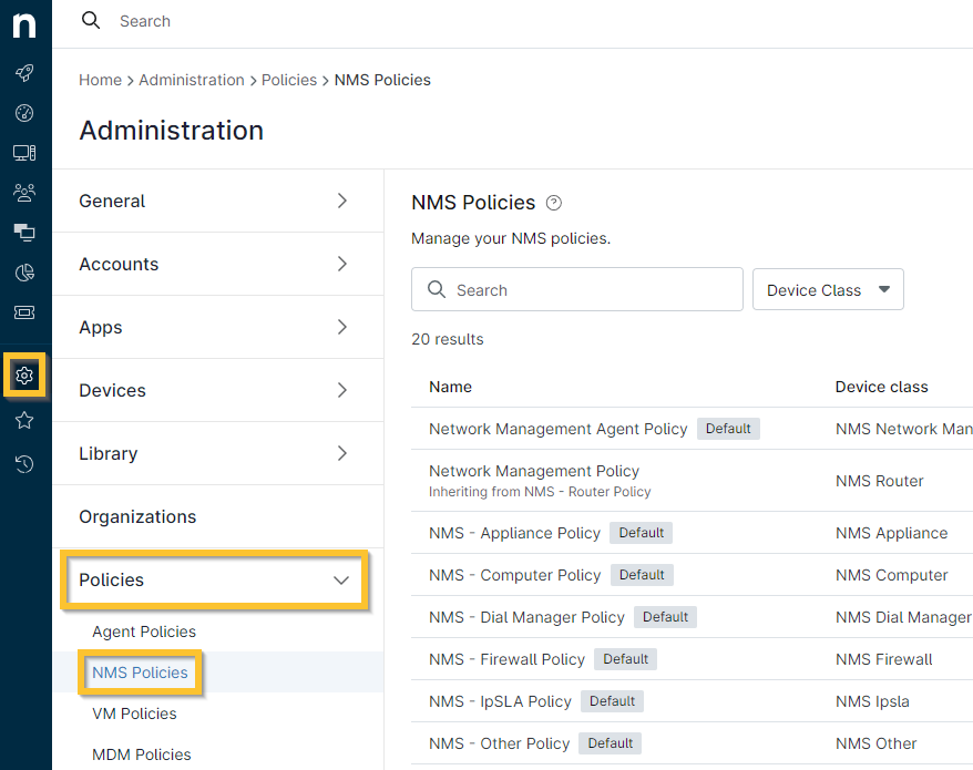 posizione della politica nms.png